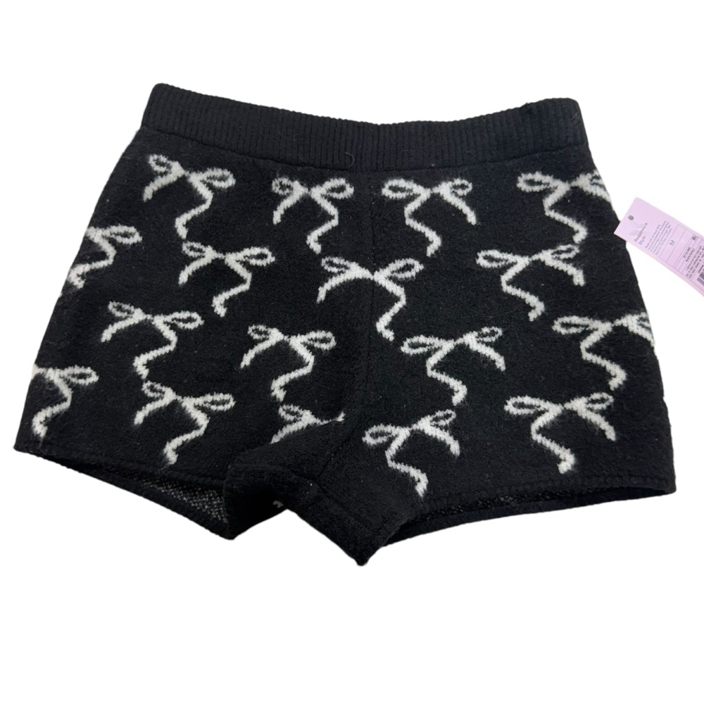 Women's Wild Fable Shorts Size M Black with Bows NWT